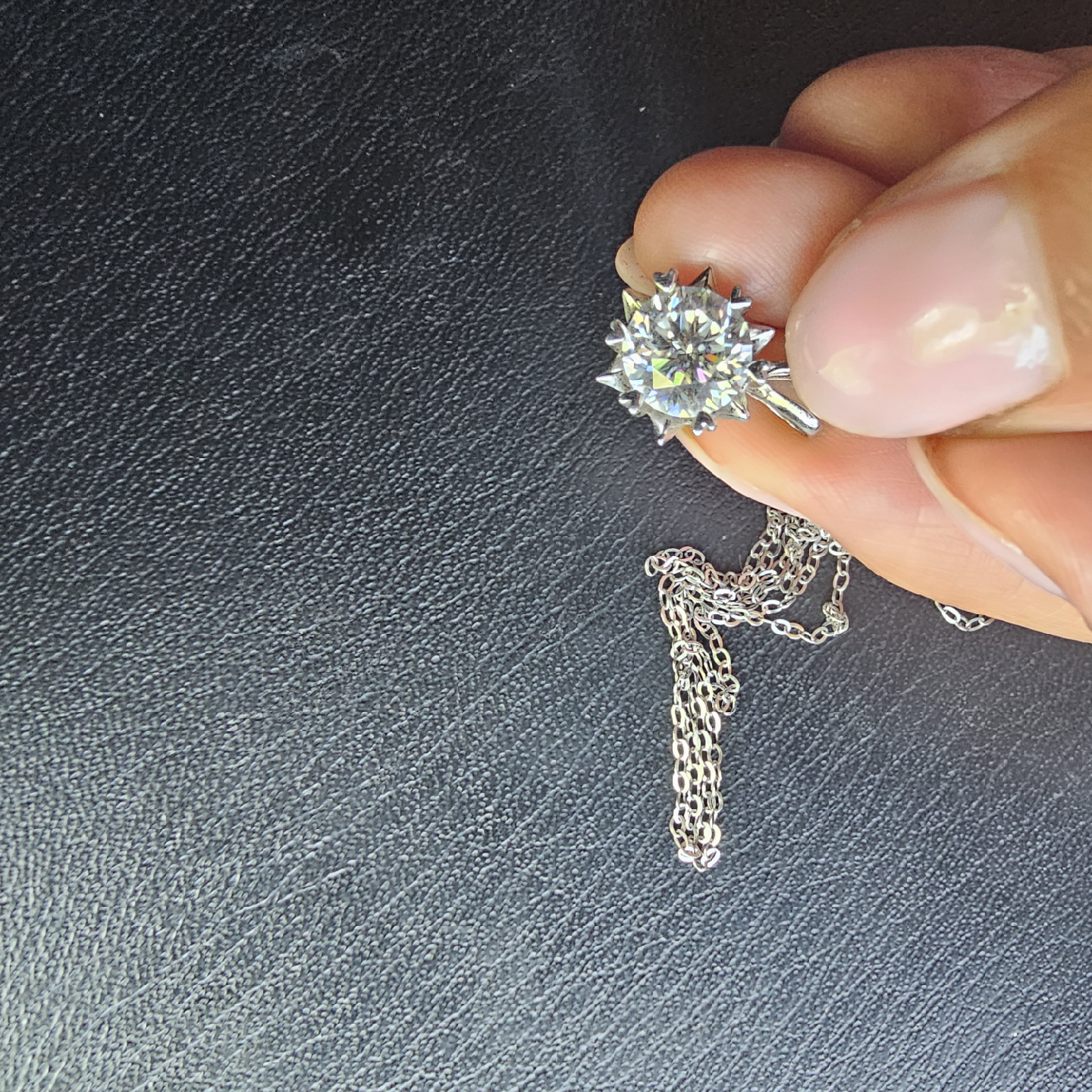 Sterling Silver Necklace with Pendant - photo 5