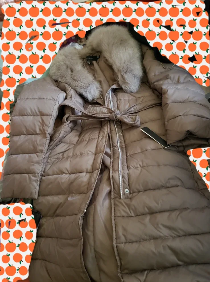 🧡NWT Tahari Puffer Jacket with Faux Fur Hood, 🧡 image indicator(4)