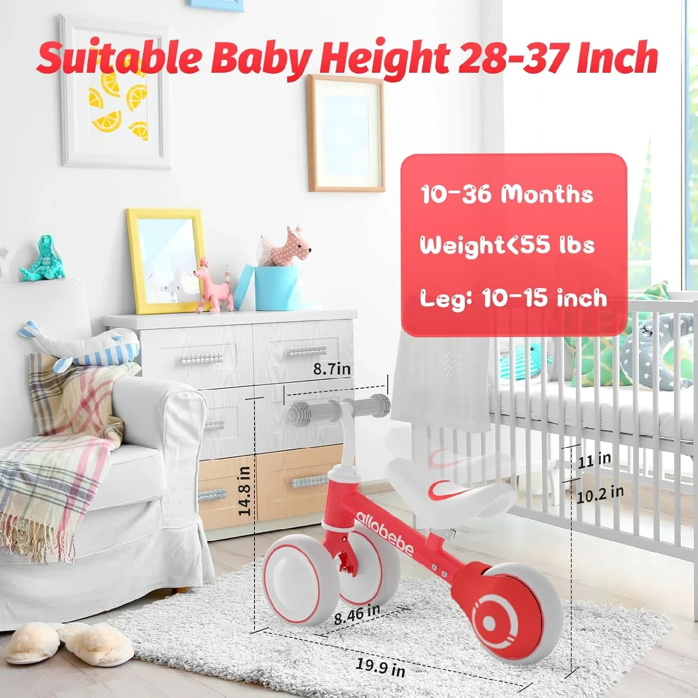 BRAND NEW - allobebe Baby Balance Bike image indicator(4)