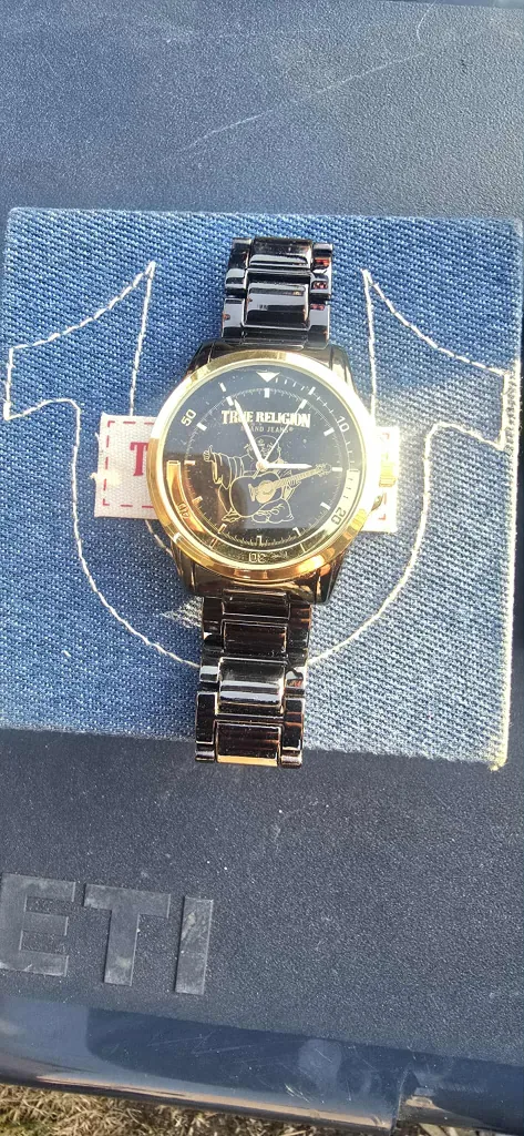 True Religion Black & Gold Watch thumbnail