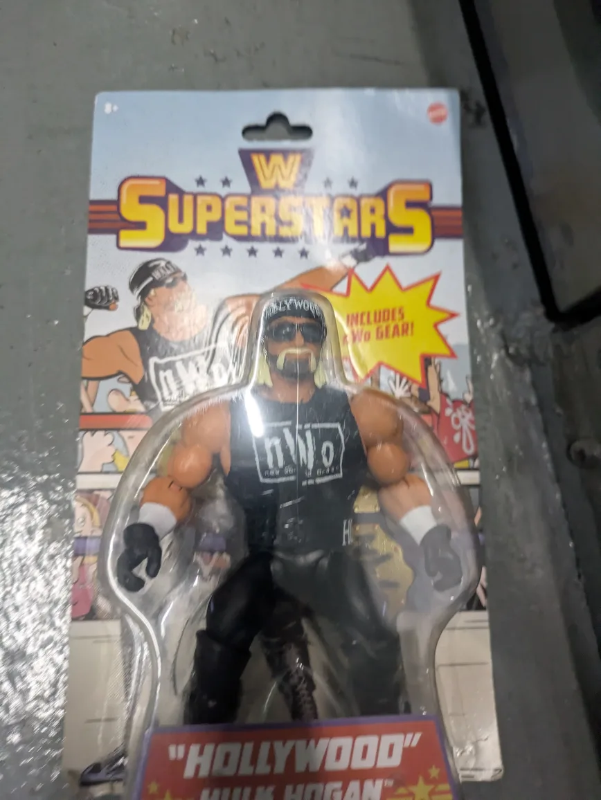 WWE Superstar Hollywood Hulk Hogan Action Figure by Mattel thumbnail