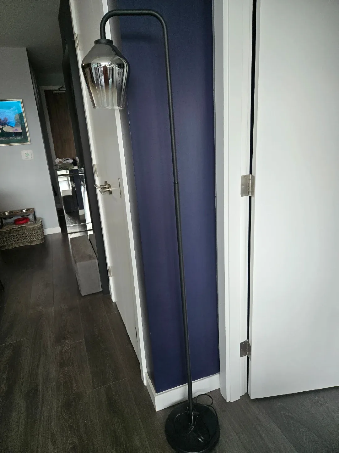 Modern Smoked Glass Floor Lamp image indicator(3)