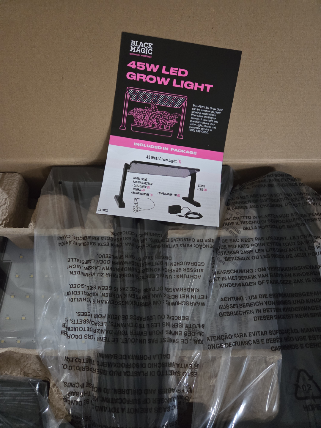 Black Magic 45W LED Grow Light - photo 2
