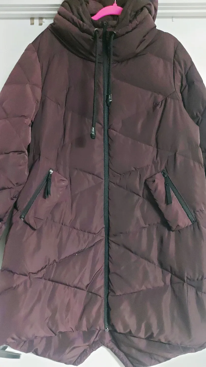 LIVIK Brown Puffer Jacket Size 1X image indicator(3)