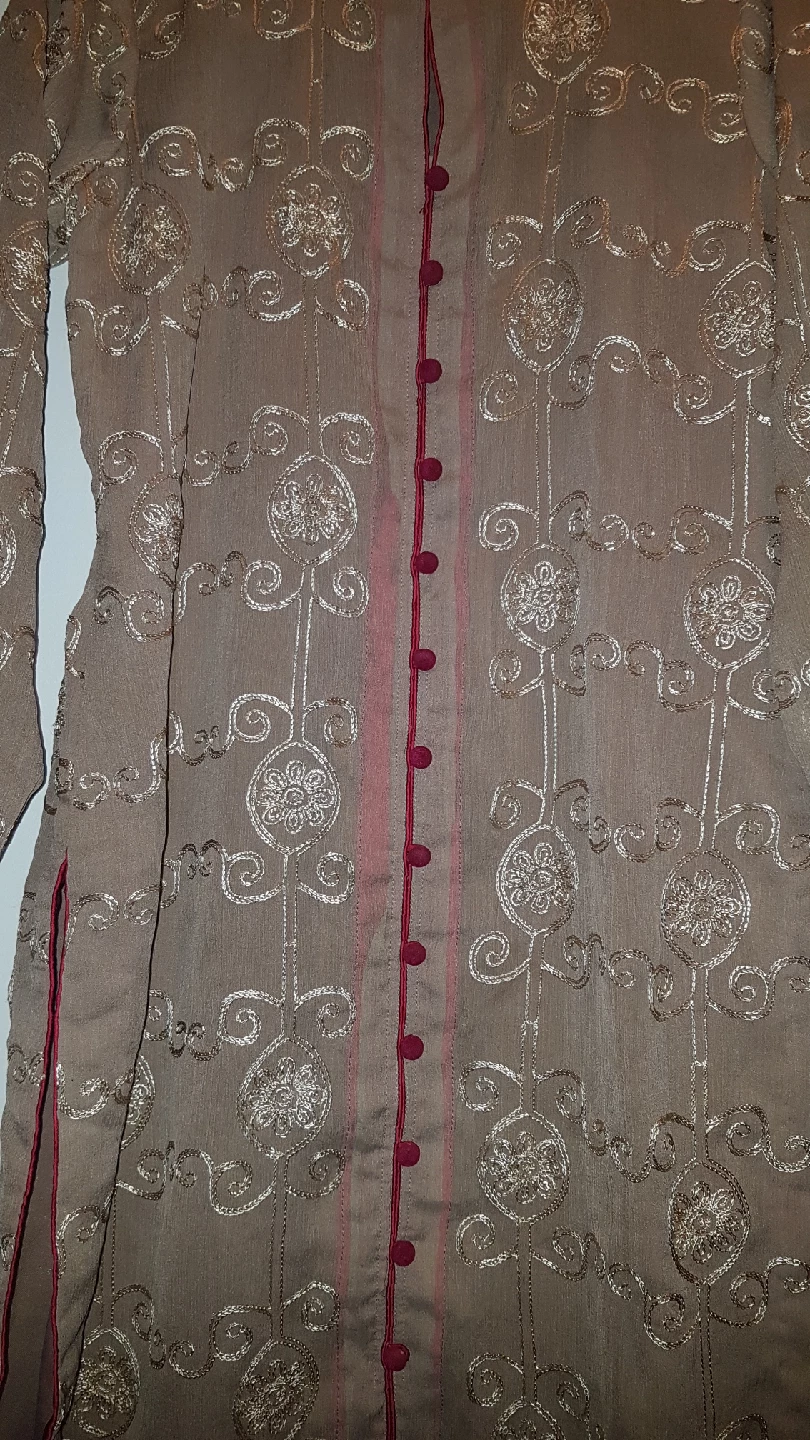 Embroidered Tunic & Red Pants Set - photo 3