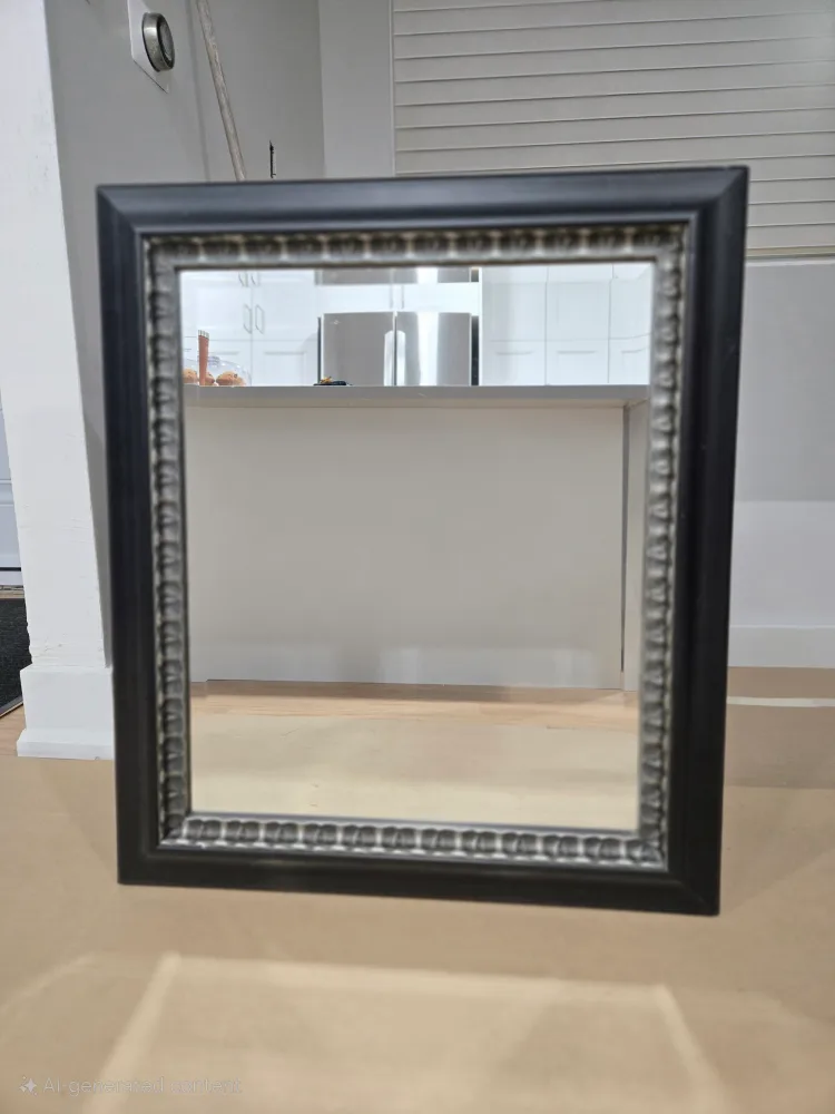 Black Framed Mirror thumbnail