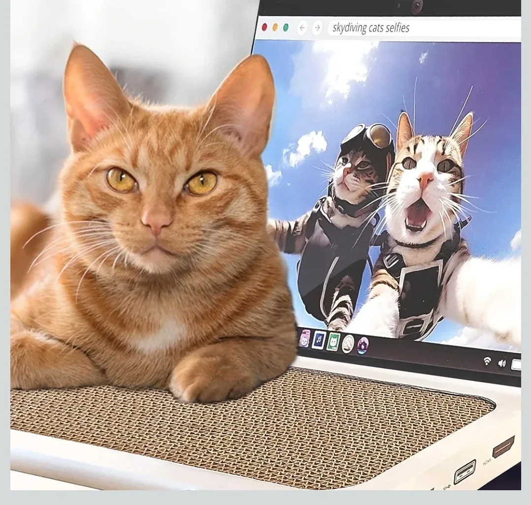 Cat Scratching Laptop image indicator(8)