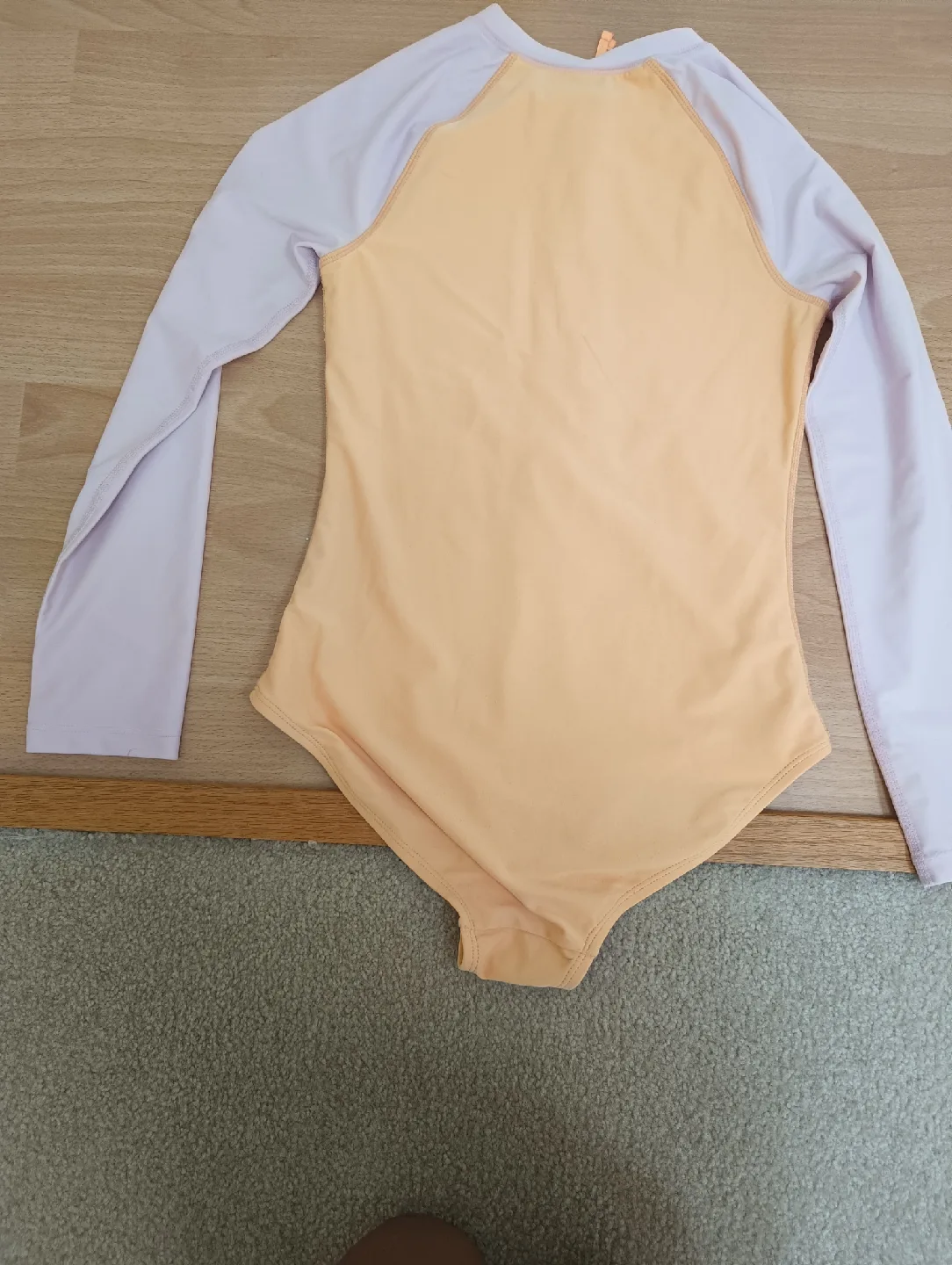 Girls' Swimsuit - Peach & Lavender image indicator(3)