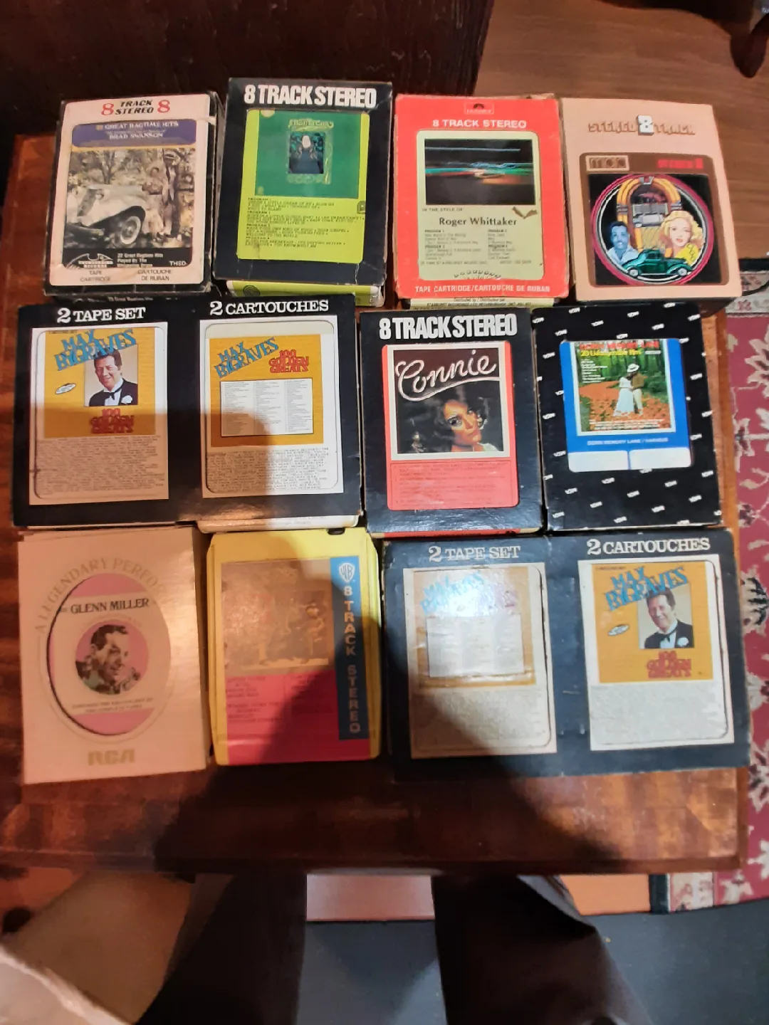 Vintage 8 Track Stereo Tape Cartridges - Various Artists thumbnail