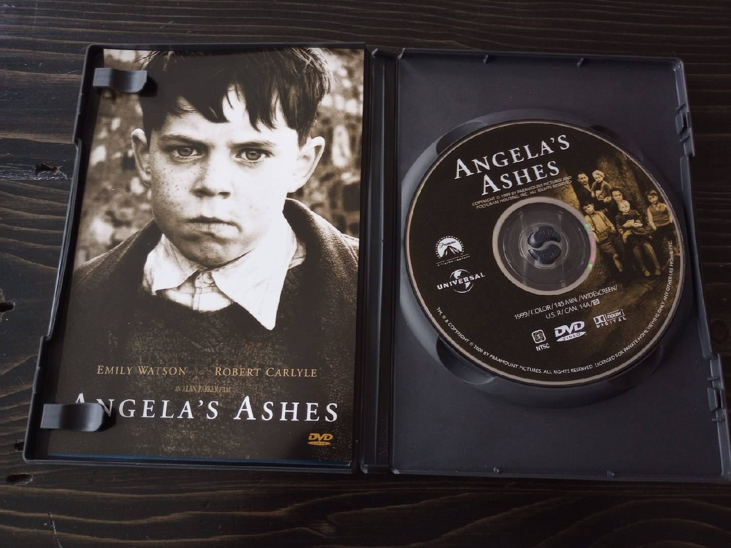Angela's Ashes International Film DVD, English