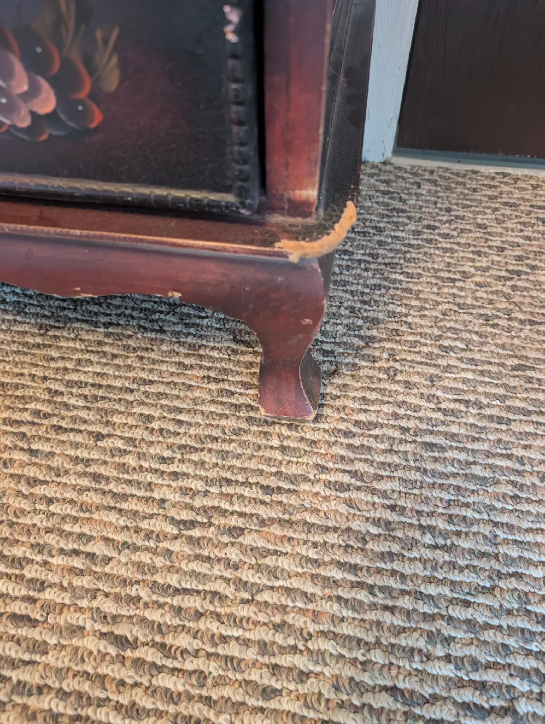 beautiful antique handcrafted and painted wardrobe set image indicator(10)