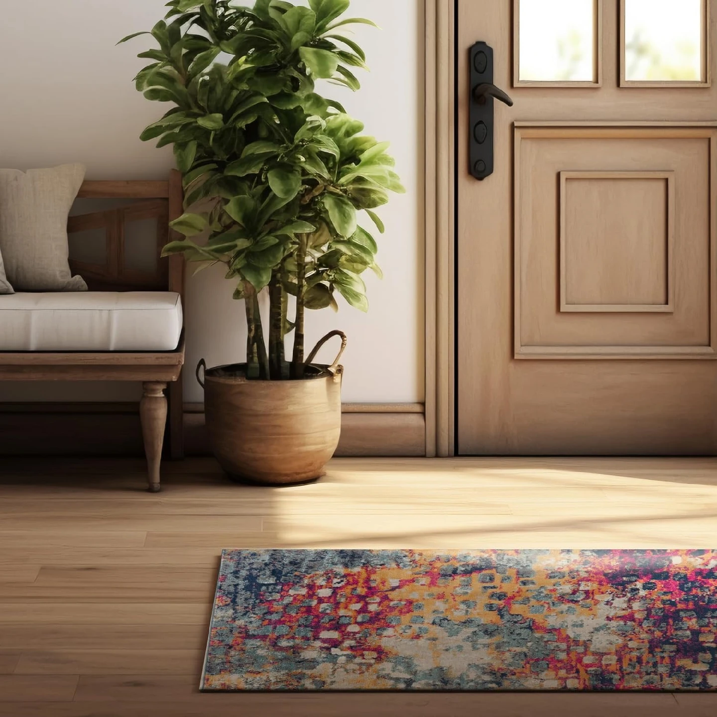 Area Rug - Multi-coloured - photo 2