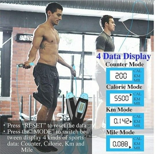 LXMTOU Jump Rope with Counter 9999 Times - photo 4