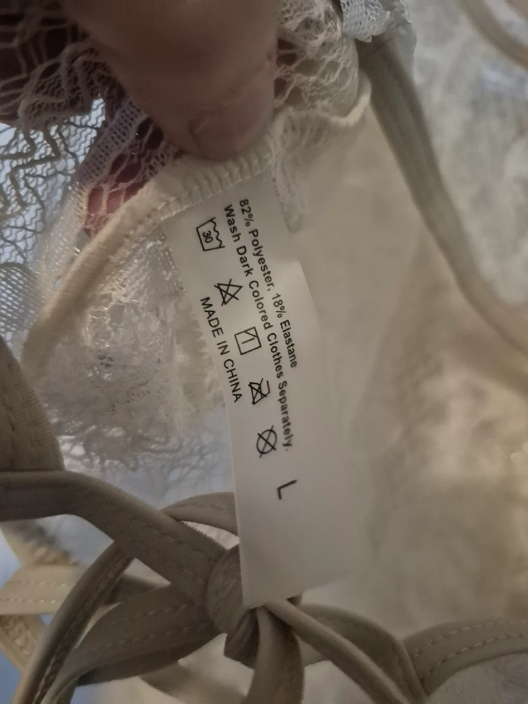 Lace swimsuit cover up  - Size L image indicator(3)