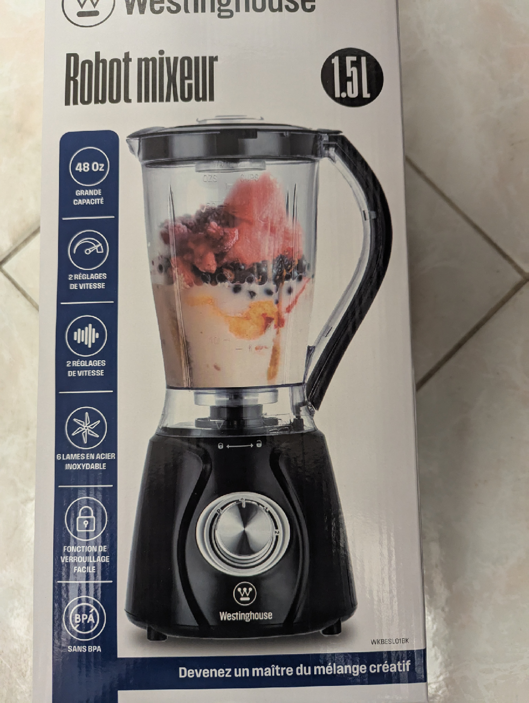 Westinghouse Robot Mixeur - 1.5L Blender