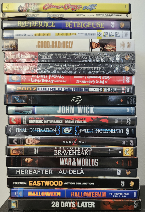 DVD/Blu ray movies Buy 2 get 1 free