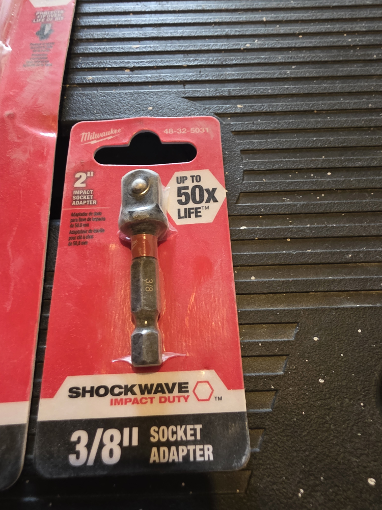 Milwaukee Shockwave Impact Duty SQ2 & 3/8" Socket Adapter - photo 3