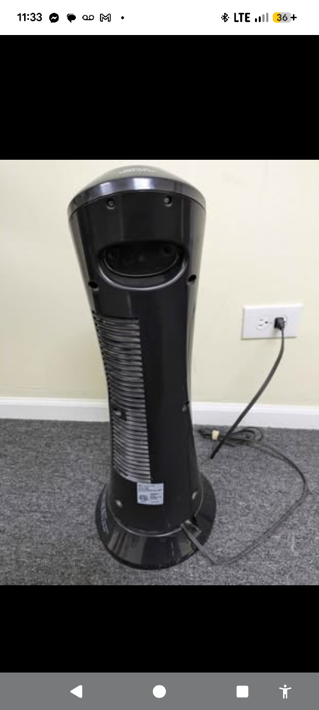 Pelonis Tower Heater - Black - photo 2