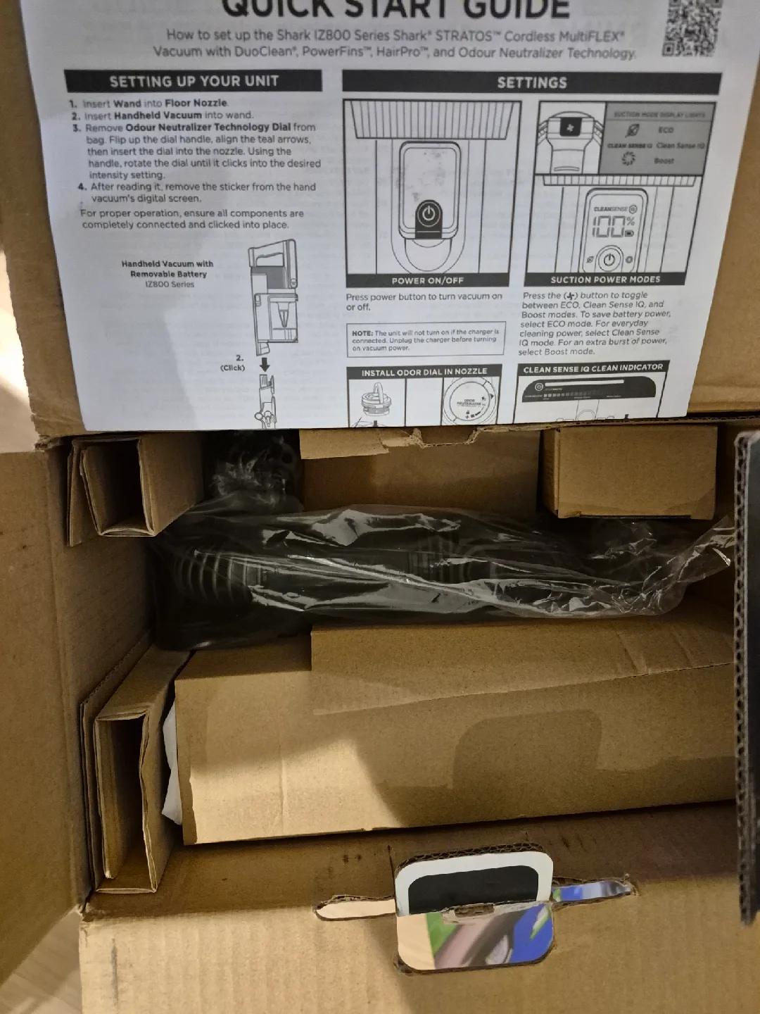 [BNIB] Shark Stratos™ Cordless Stick Vacuum with Clean Sense IQ image indicator(2)