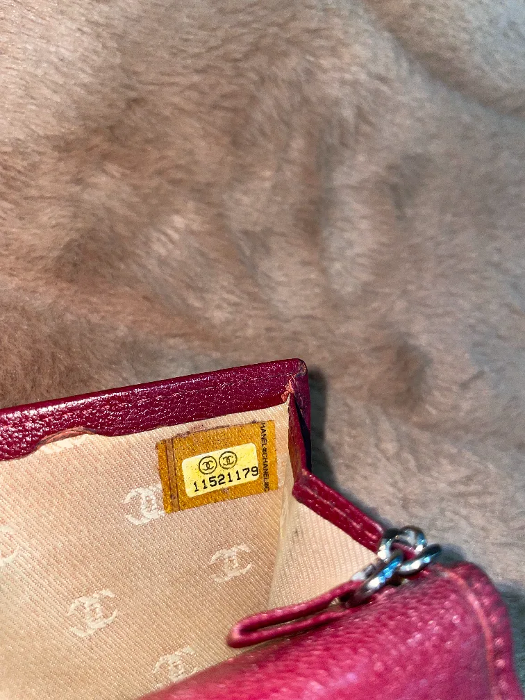 Chanel Burgundy Key Holder image indicator(8)