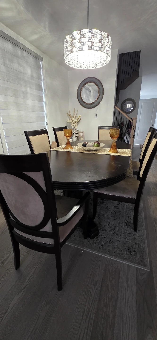 Dining Table with Six Chairs - photo 2