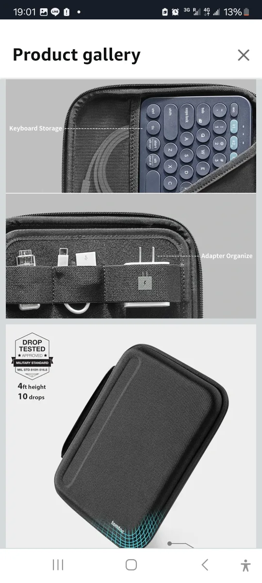 tomtoc iPad Pro 11/Air 5/4 Gen Keyboard Case - Avocado image indicator(3)