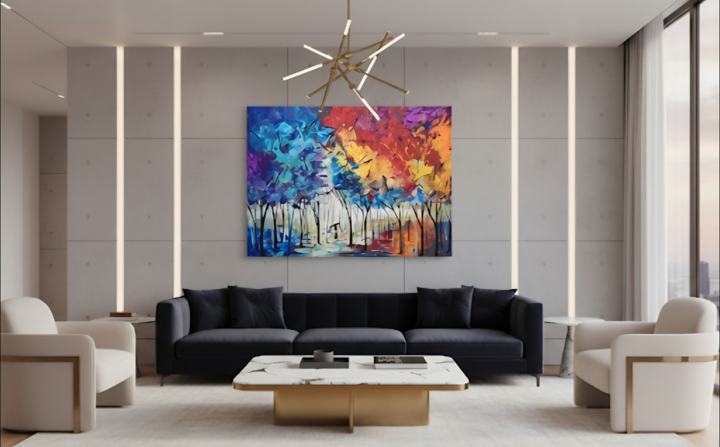 Original hand-painted painting by local artist Stanley Park - photo 2