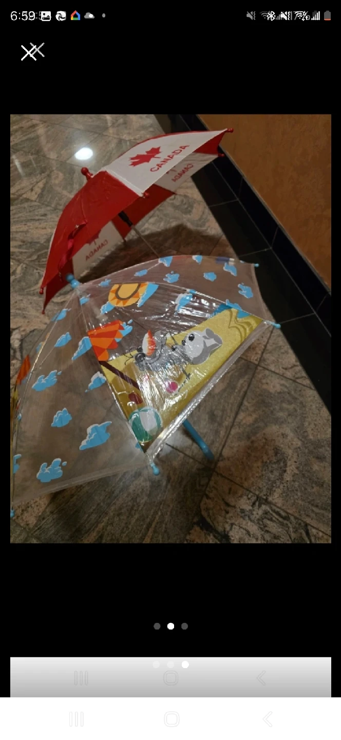 Kids Umbrellas - Canada & Cartoon-$5 for both - photo 2