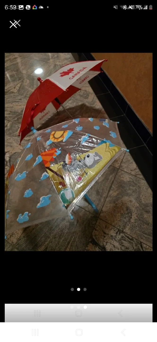 Kids Umbrellas - Canada & Cartoon-$5 for both image indicator(2)