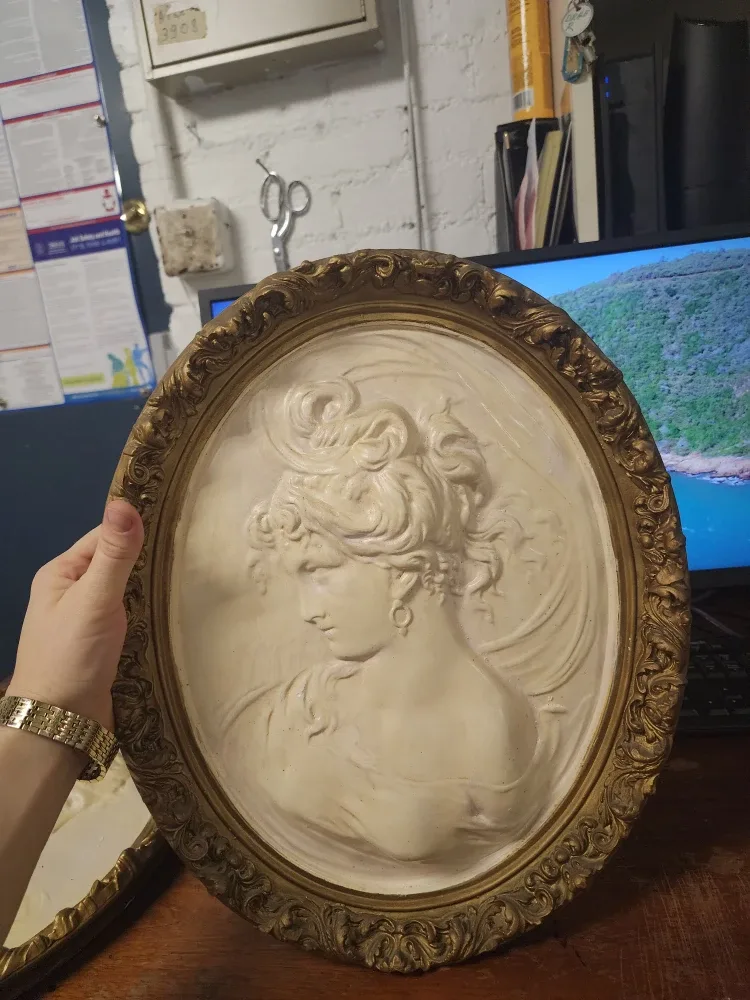 Vintage Oval Wall Art Decor image indicator(3)