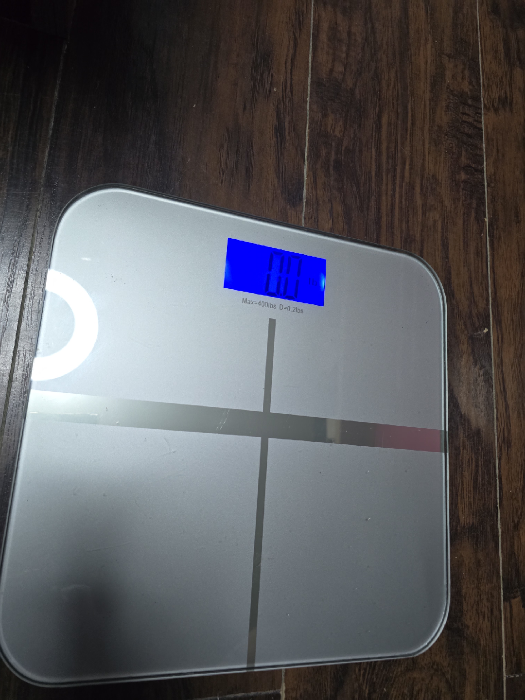 Digital Body Weight Scale - Silver