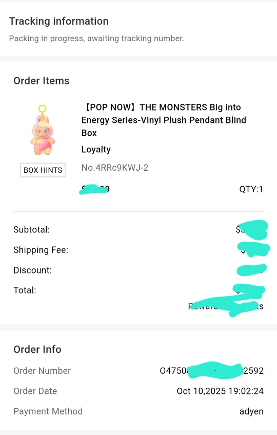 Authentic Labubu Big into energy Loyalty image indicator(7)