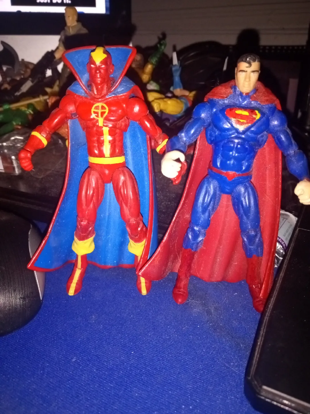 Rare Custom Dc Marvel Red Tornado 🌪️ Superman Action Figure