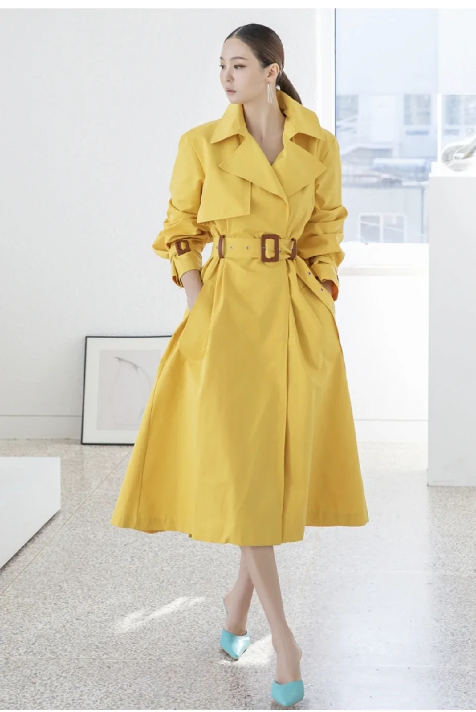 Dint Trench Coat - One Size image indicator(3)