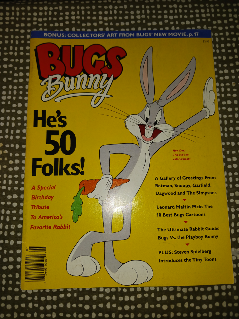 Bugs Bunny 'He's 50 Folks!' Magazine