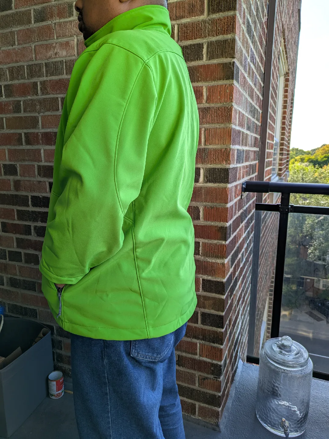 The North Face Green Softshell Jacket - XL image indicator(10)
