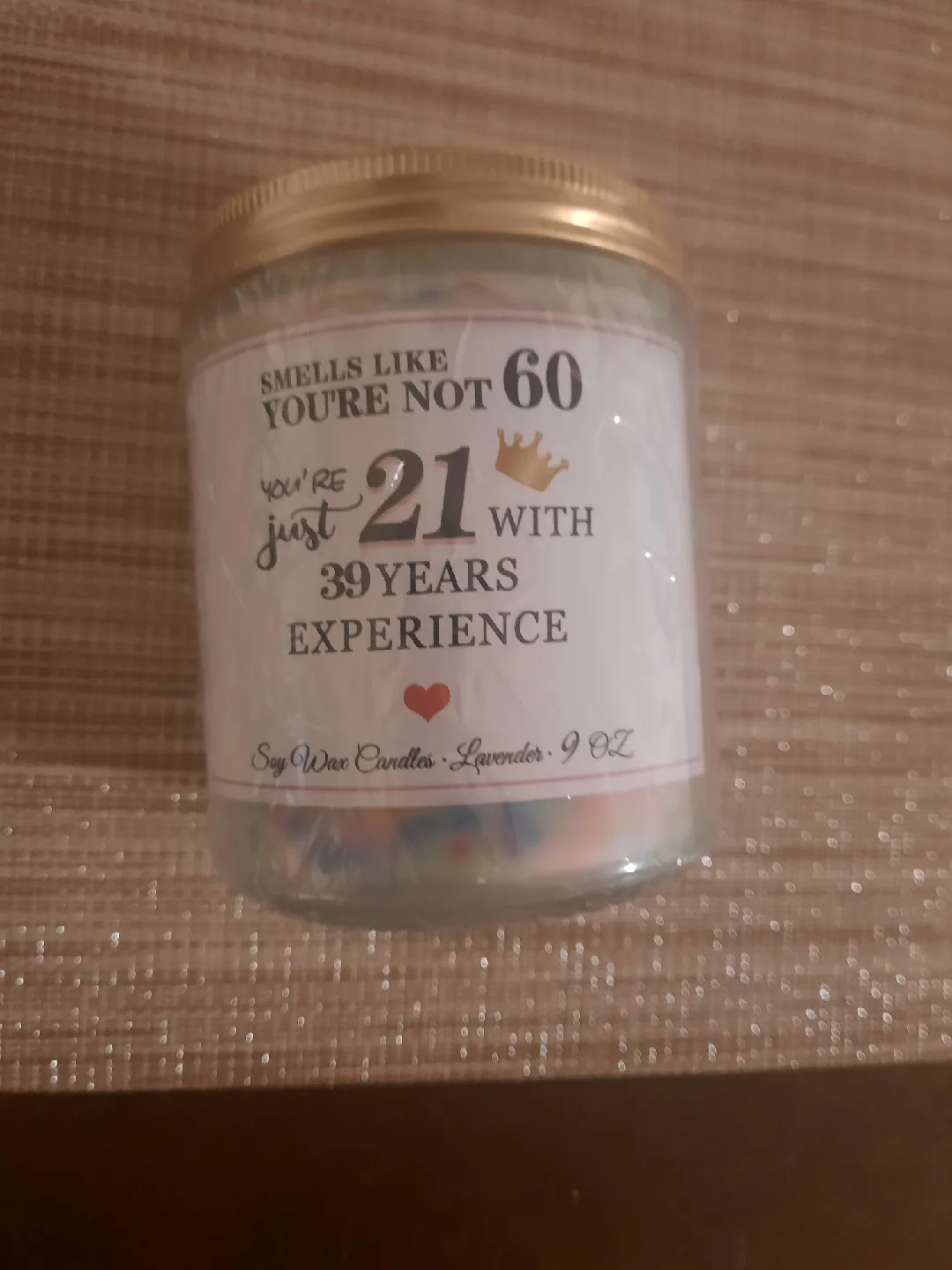 Soy Wax Lavender Candle - 9 oz thumbnail