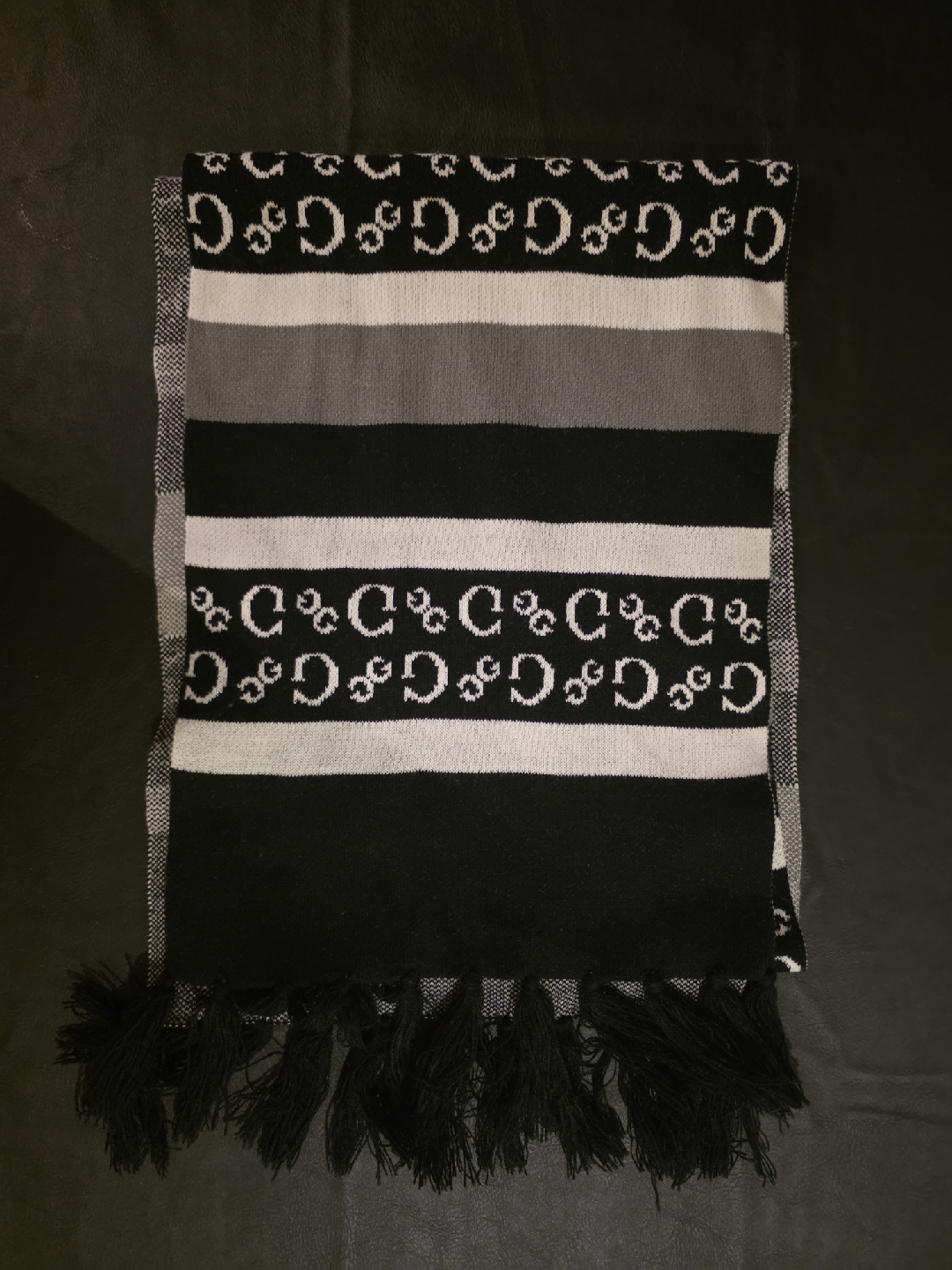 Guess Scarf - Black, Grey & White - photo 2