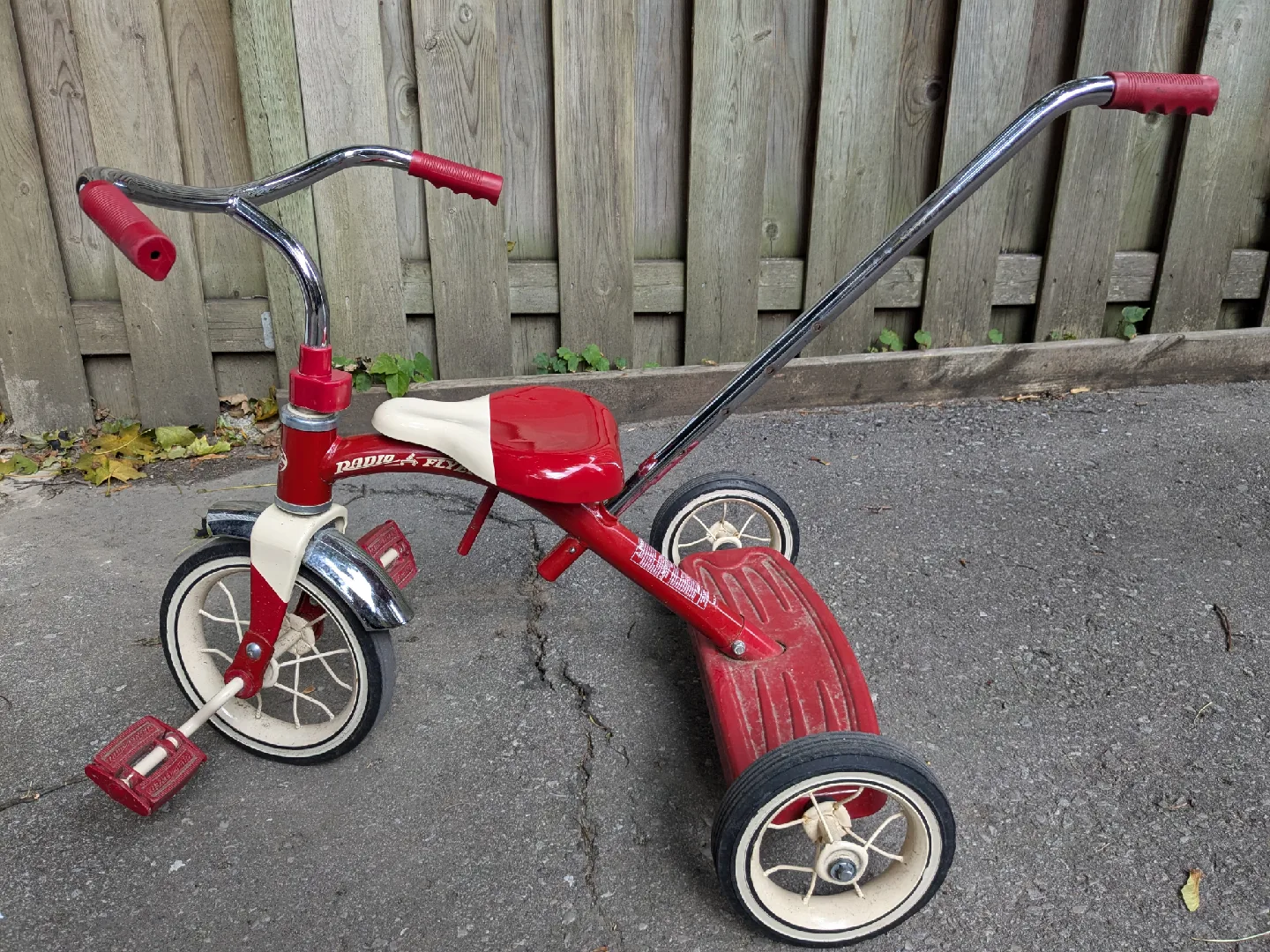 Radio Flyer Push & Steer Red Tricycle