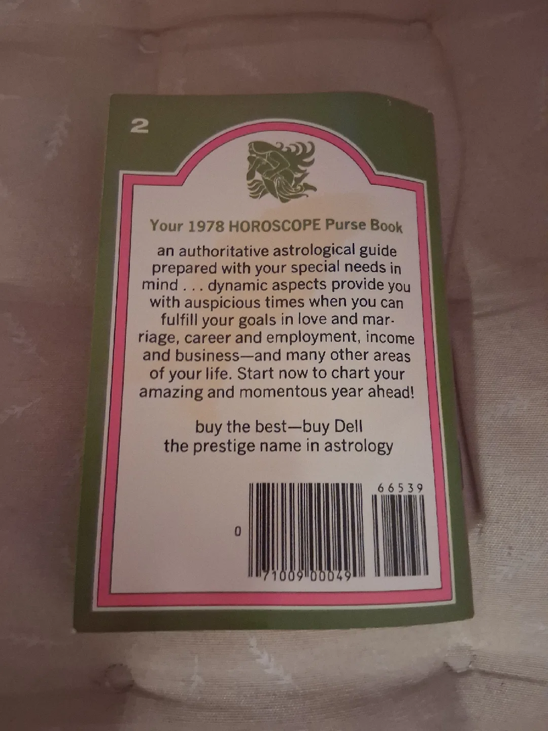 Aquarius Your 1978 Horoscope Dell Purse Book image indicator(2)