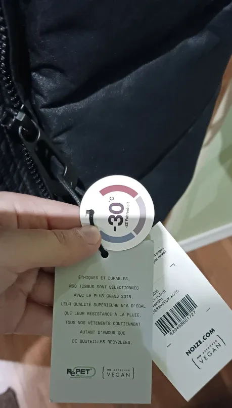 Noize Black Puffer Jacket - XL image indicator(8)