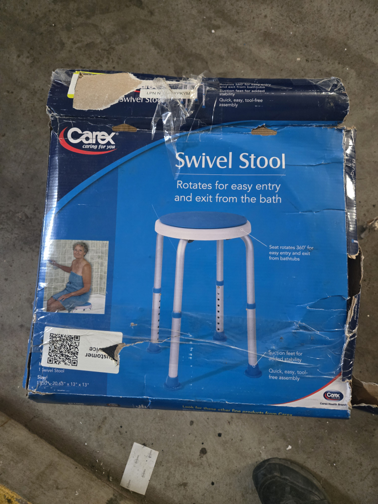 Carex Swivel Stool - Bath & Shower Safety