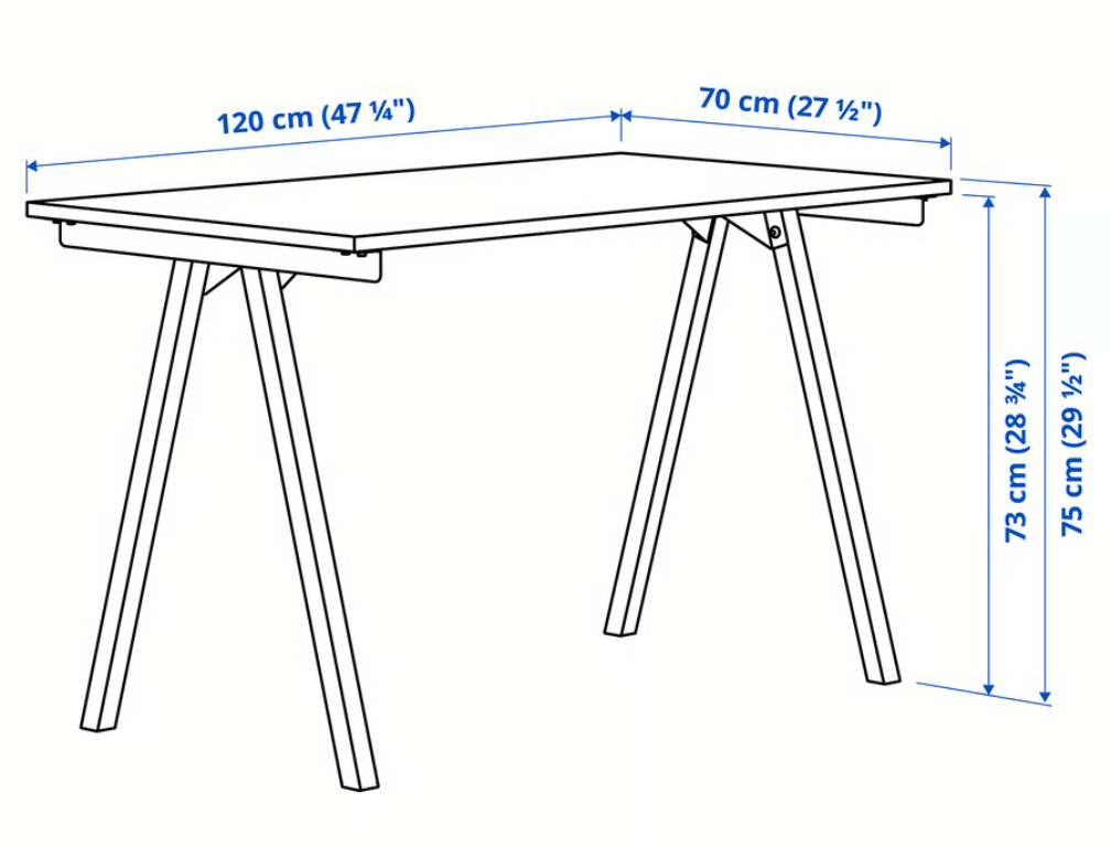 IKEA TROTTEN Table 47 x 27 - photo 3