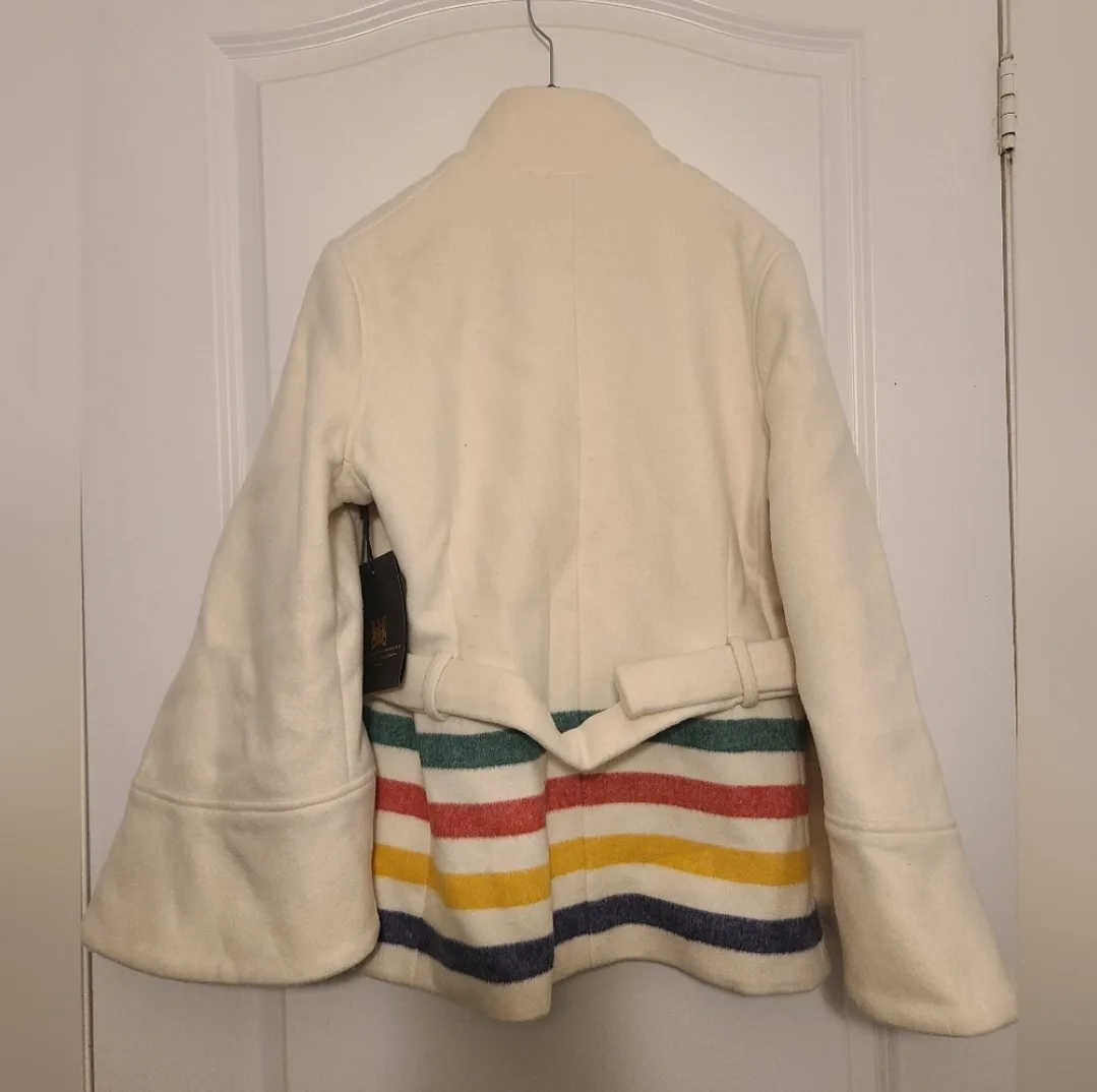 Hudson's Bay Wool Blend Jacket Womens Size Small image indicator(8)