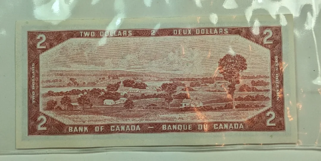 Canadian Uncirculated 1954- 2 Dollar bill image indicator(2)