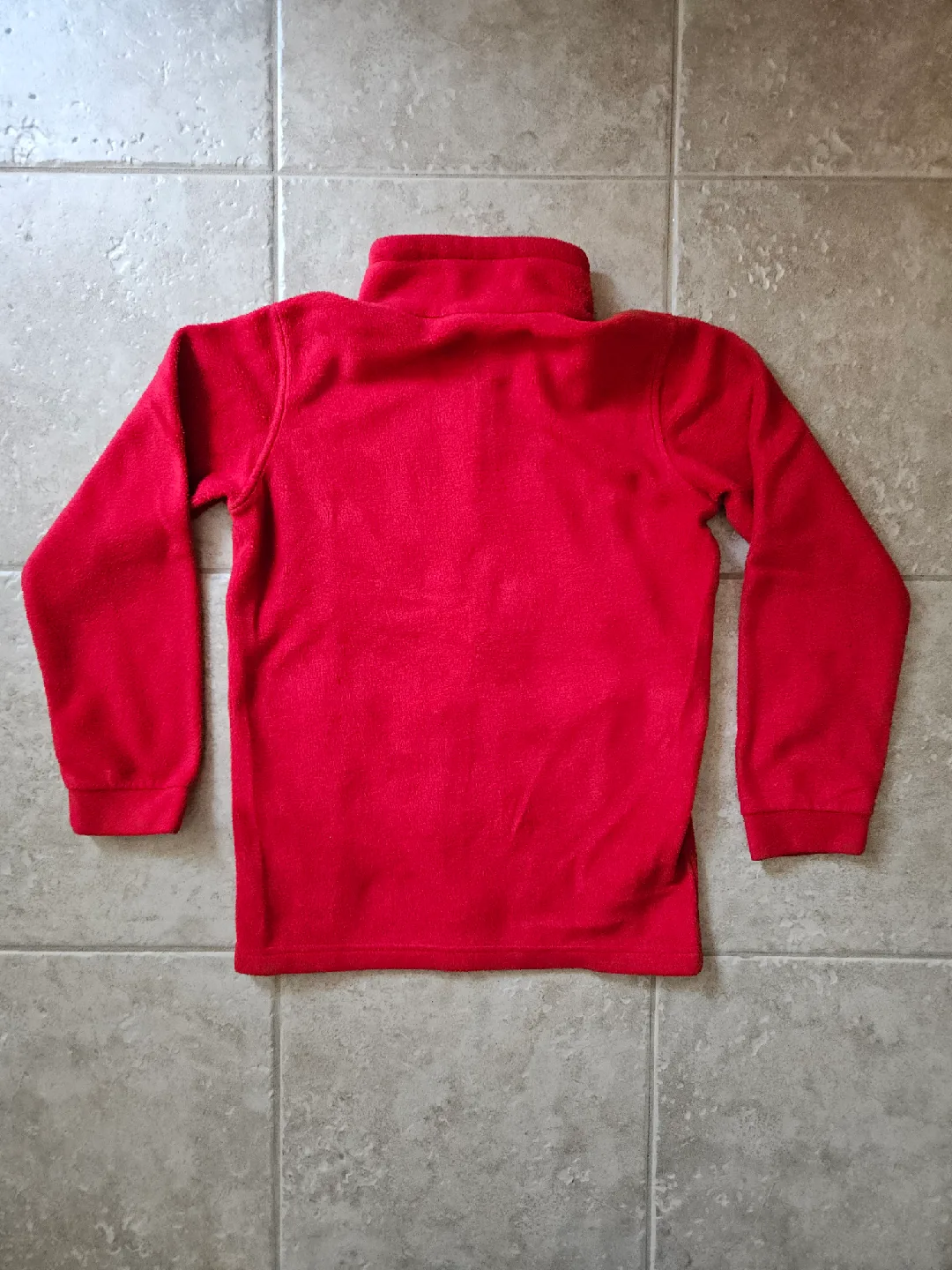 Youth Size M (10-12) Columbia Red Fleece Jacket image indicator(2)