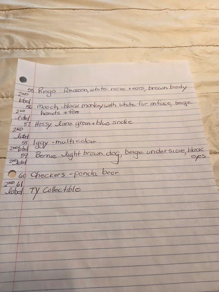 Beanie Babies Collection with tags image indicator(8)