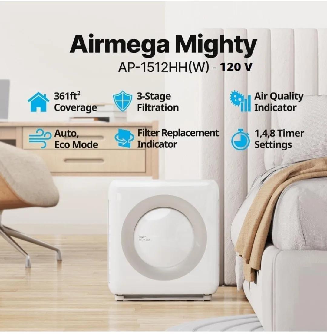 Airmega Mighty AP-1512HH(W) Air Purifier image indicator(2)