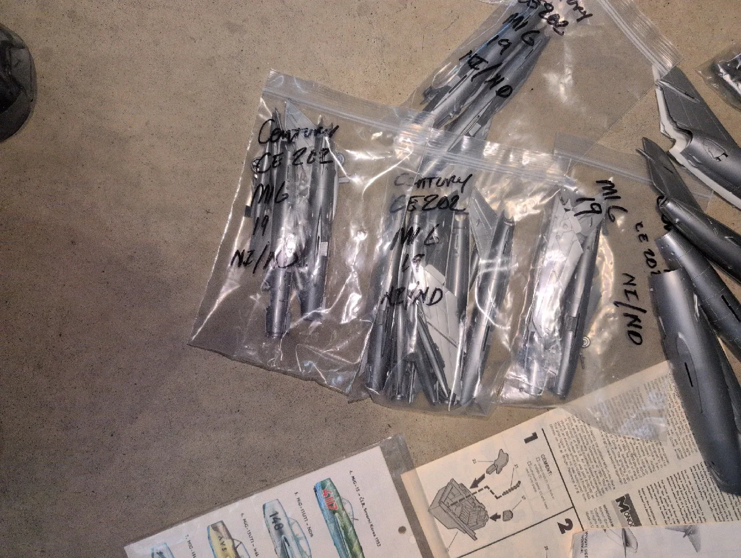 Vintage Model Airplane Kits - Century & MIG image indicator(4)