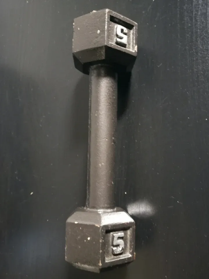 5 lb Hex Dumbbell - Black thumbnail